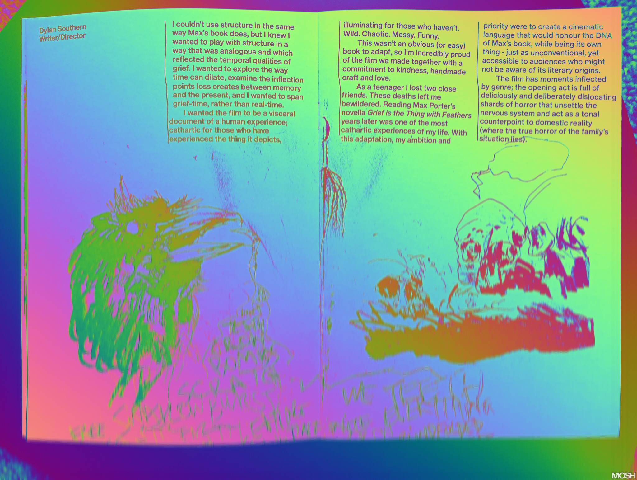 the thing with feathers.