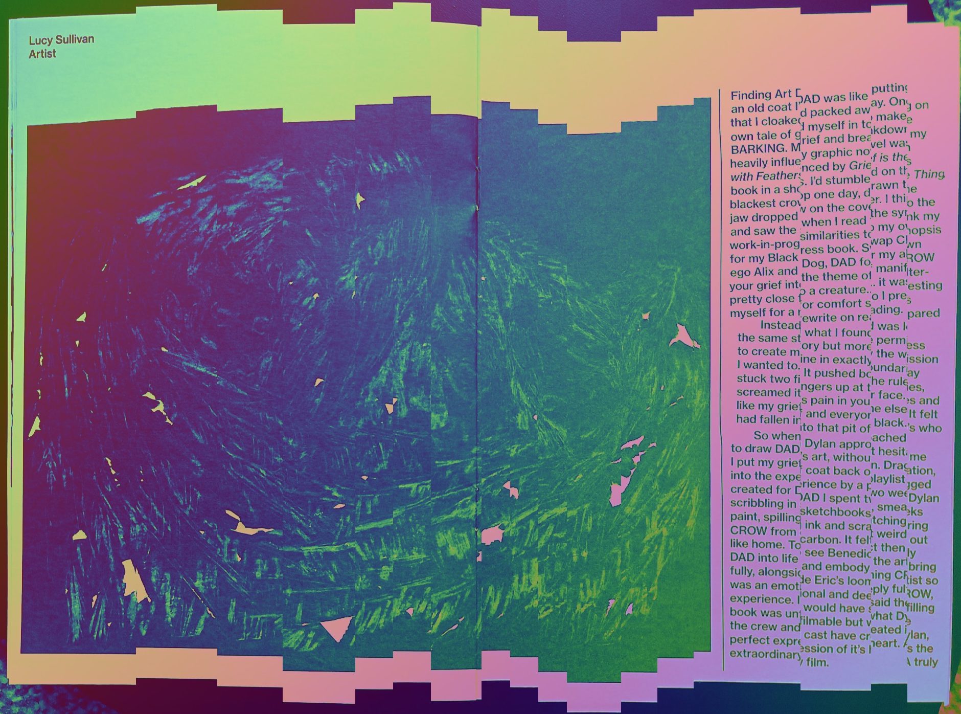 the thing with feathers.