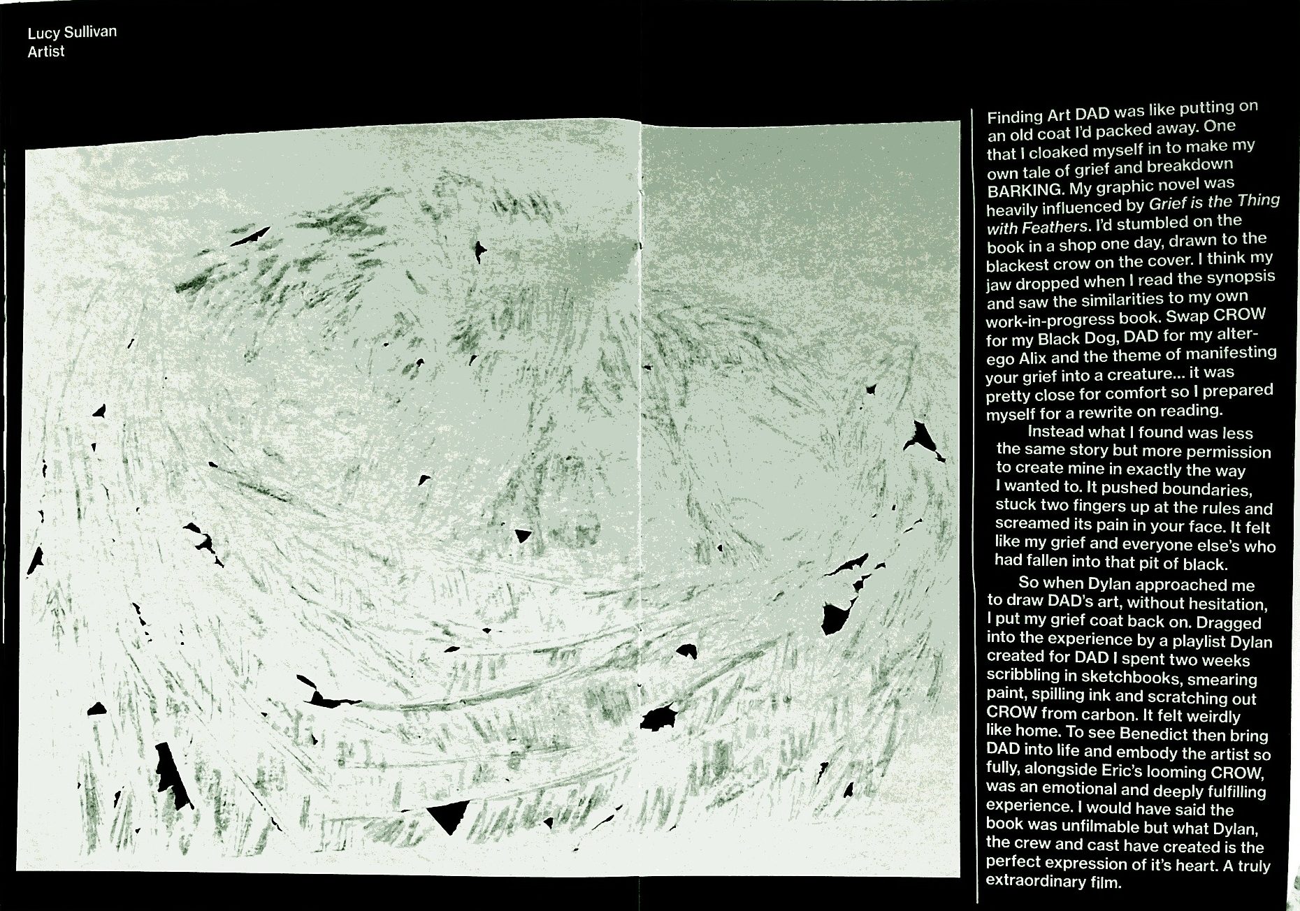 the thing with feathers.