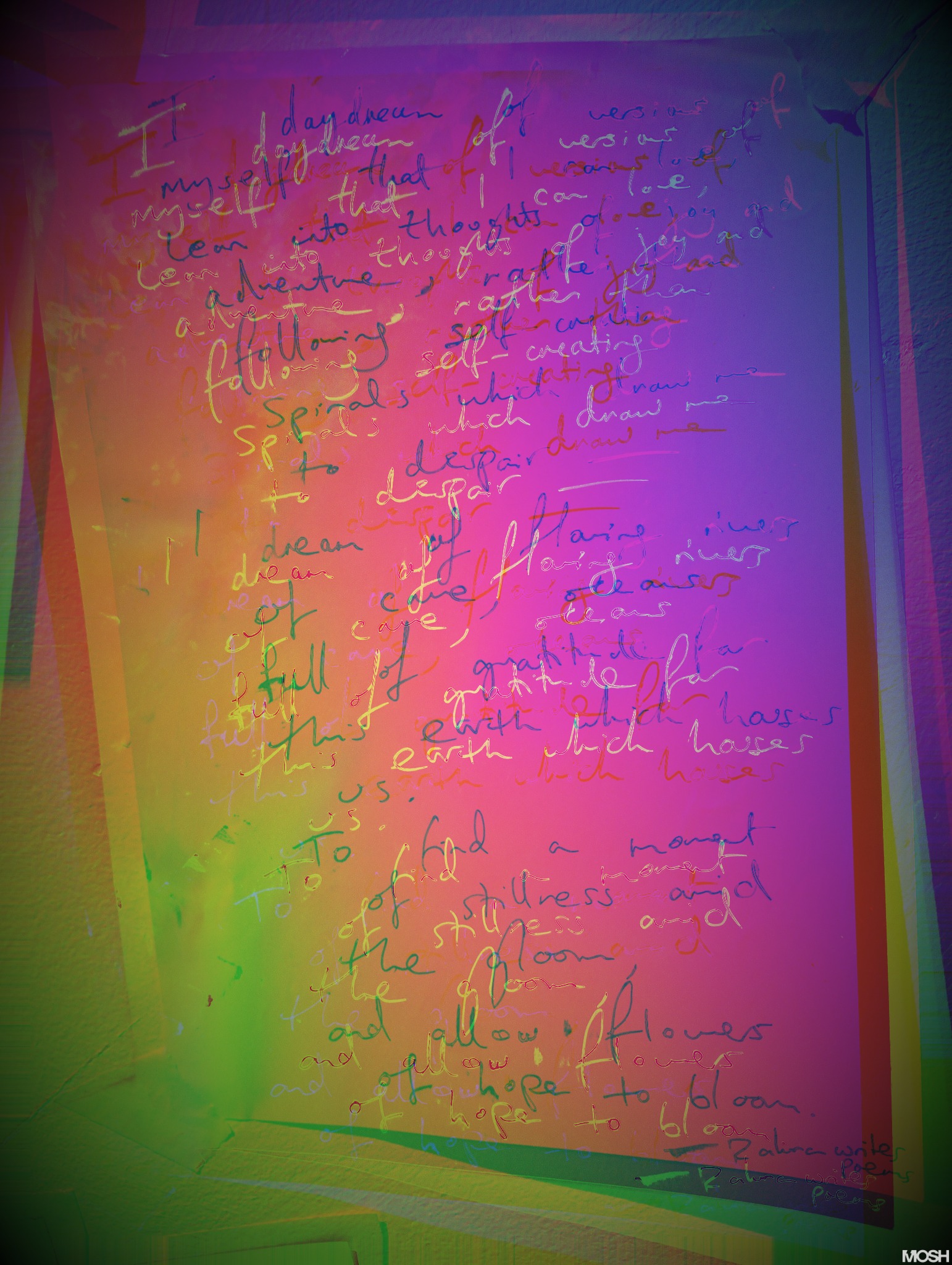 daydreams, doodles and poetry.
