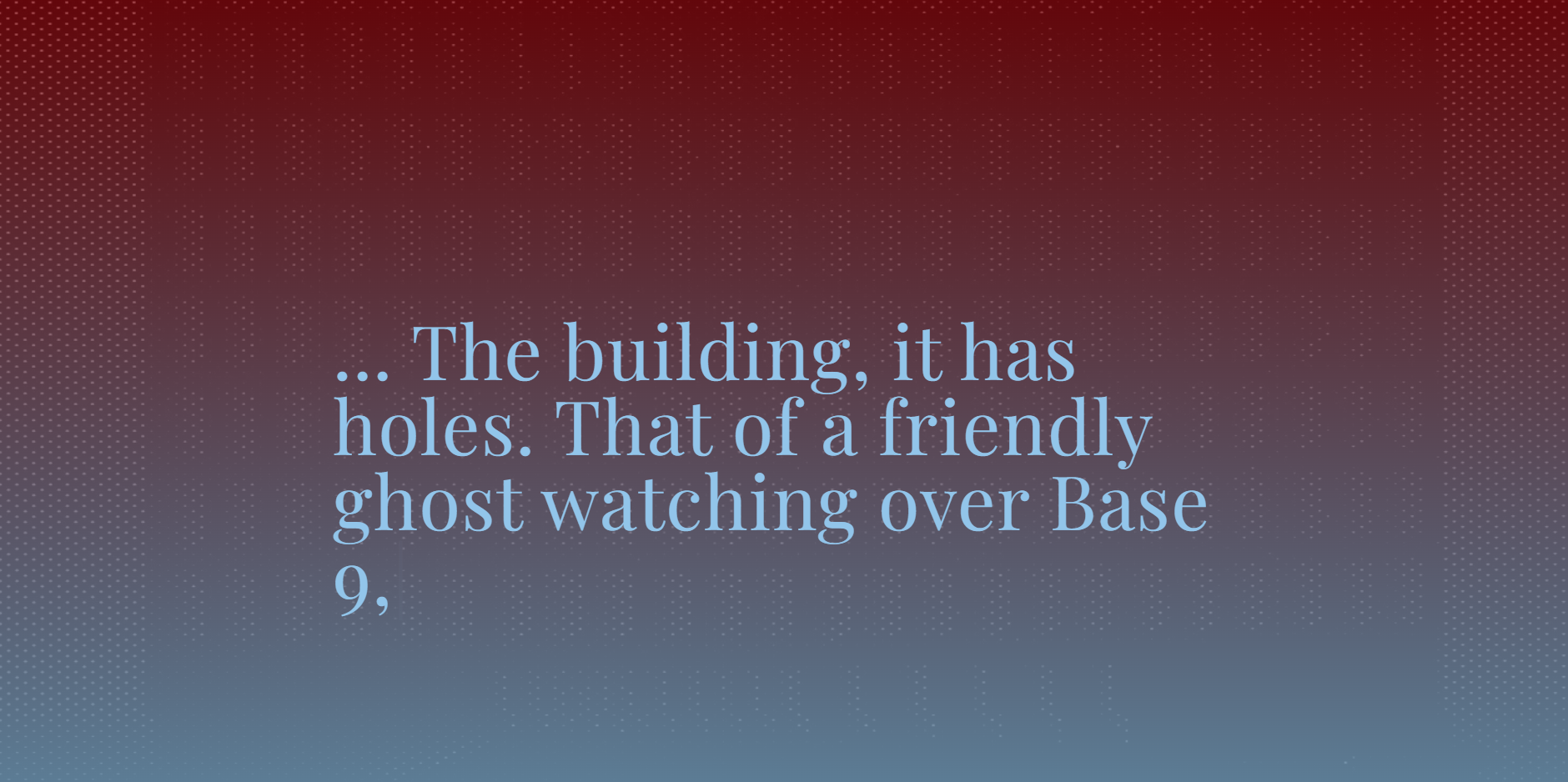 Eulogy for the Art School.