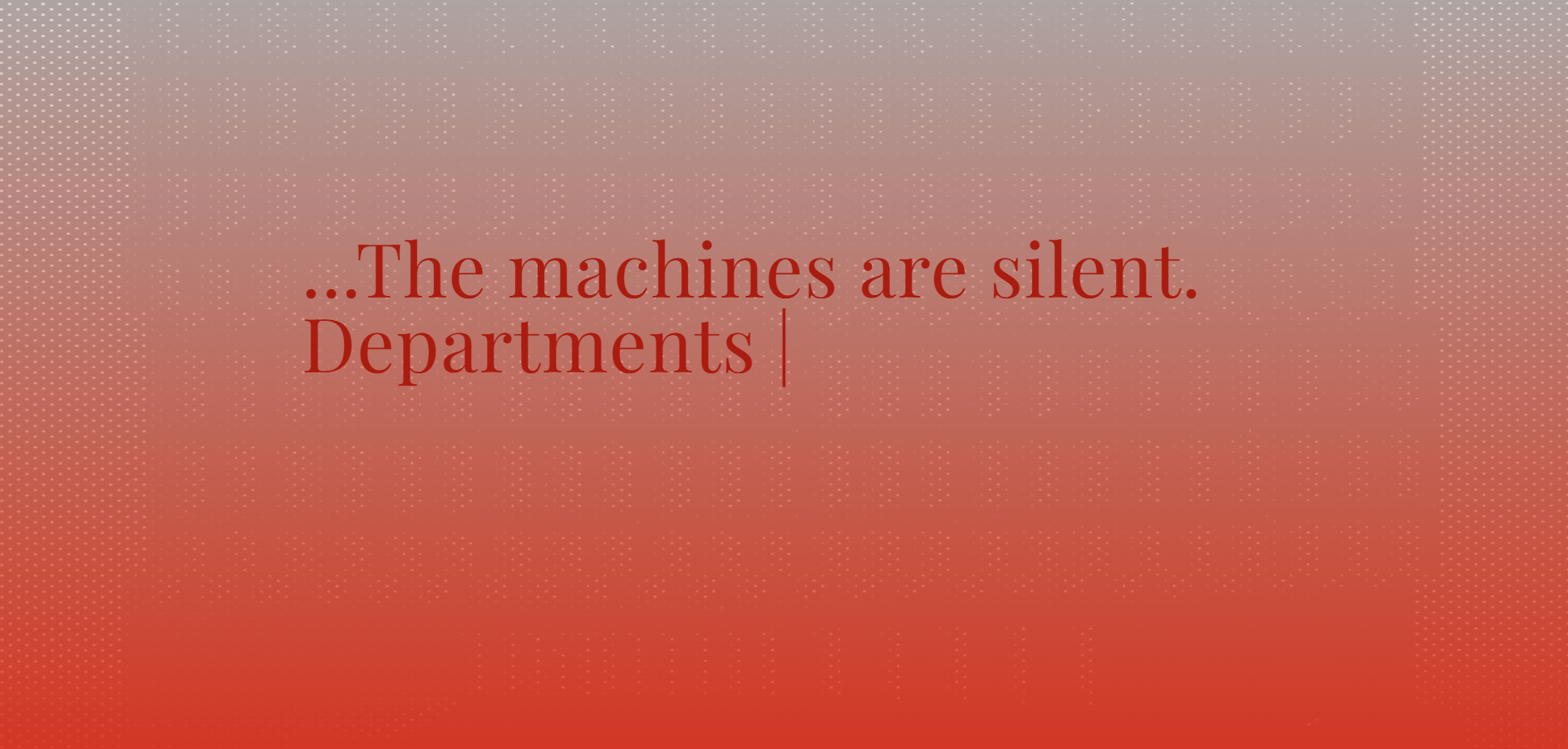 Eulogy for the Art School.